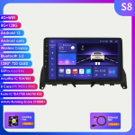 Hizpo 8GB+128GB 9'' 2Din Android 12 DSP RDS automobilinio radijo multimedijos vaizdo grotuvas, skirtas Mercedes Benz C-Class 3 W204 S204 2006-2011 SWC GPS Carplay 4G S8 8Core 8G 128G