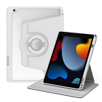 &bdquo;YurKem&ldquo; atverčiamas dangtelis su ra&scaron;iklio anga, skirta &bdquo;iPad Air&ldquo; 2 4 5 Pro 11 12.9 Atsparus smūgiams stovas &bdquo;Kickstand 360&ldquo; pasukami mink&scaron;ti dėklai 10th &bdquo;ipad 10.2&ldquo; ipad air balta