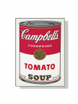 Abstraktus gėlių karvės pomidorų sriuba Plakatas drobės paveikslas Andy Warhol spausdinti dekoratyvinis paveikslėlis Svetainės namų dekoravimo dovana 50x70cm No Frame