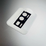 &bdquo;Xiaomi Poco F5 Pro Camera Black Plating Silk Printing Lens&ldquo; 9H grūdinto stiklo apsauga, apsauginė plėvelė 1 Pcs (Poco F5 Pro) juoda