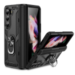 Anti-Shock Armor Bag Dėklas, skirtas Samsung Galaxy Z Fold 5 5G Fold4 Fold5 Fold 4 Zfold5 Kietos apsaugos Stiprūs sulankstomi dangteliai for Samsung Z Fold 5 juoda