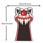 Vaiduoklių festivalis Klounas Helovinas Siaubo atmosfera Vampyro reklamjuostės fono dekoras 180X160cm