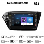 8 colių 2Din Android automobilių radijo multimedijos grotuvas GPS navigacija, skirta KIA RIO 3 2011-2016 su mygtuko rankenėle Stereo 1+32GB