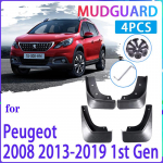 4 vnt. Automobilio purvasargiai Peugeot 2008 2013~ 2014 2015 2016 2017 2018 Purvasargiai Apsaugos nuo purslų Sparnas Purvasargiai Automobilis black