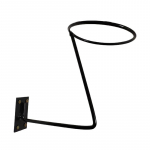 Skrybėlių dangtelis Sandėliavimo ekrano laikiklis &Scaron;almo stovas Organizatoriaus kabykla Tvirtinama prie sienos juoda