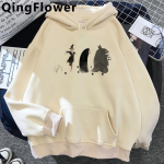 Anime Mano kaimynas Anime gobtuvai Moterims Japoni&scaron;kas Kawaii Kelionė į Chihiro megztinis su gobtuvu Miyazaki Hayao Juokingas animacinis gobtuvas Moteri&scaron;kas 3XL