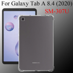 Plan&scaron;etinio kompiuterio dėklas, skirtas Samsung Galaxy Tab A 8,4 colio 2020 silikono mink&scaron;to apvalkalo TPU oro pagalvės dangtelis Skaidrus apsauginis dangtelis, skirtas SM-T307U (V) TAB A 2020 T307U 8.4" skaidri