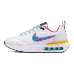 Nike Air Max Dawn GS Gėlėtas Swoosh Vaikams Sportbačiai Balti I&scaron;plauti-Žalsvai Mėlyni Ry&scaron;kiai Geltoni DQ7772-100 37.5