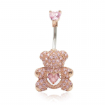 S925 sterlingo sidabro rožinio lokio bambos formos nagų &scaron;viestuvas, prabangus, madingas, i&scaron;manus bambos formos žmogaus kūno pradūrimo papuo&scaron;alas 6mm