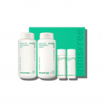 INNISFREE Green Tea Hyaluronic Acid Skin Care SET - Toner 170ml & Lotion 170ml with Travel Size Gift (2 Options)