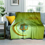 Musulmonų malda HD Mink&scaron;tas Pliu&scaron;inis Lovos Mėtymas Animacinis Piknikas Plonas Antklodes Modernus Flanelinis Antklodės Užvalkalas Spausdintas Antklodė Dovana 75cm x 90cm