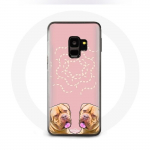 Coque pour Samsung Galaxy S9 Dogue de Bordeaux sym&eacute;trique photo