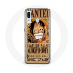 Coque pour samsung galaxy A30 One Piece wanted Luffy