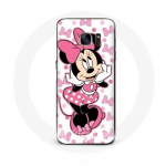 Coque pour Samsung Galaxy S6 edge Minnie Mouse Dessin anim&eacute; mignon rose