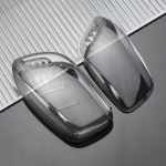 3 mygtukų permatomas pultelio rakto dangtelio dėklas, skirtas MG 4 2023 Mg4 Ev MG HS GT ZS EV ZX MG5 MG6, skirtas Roewe RX3 RX5 RX8 ERX5 I6 I5 juoda