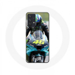 Coque pour Samsung Galaxy A13 5G Valentino Rossi Pilote de course moto 46