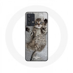 Coque pour Samsung Galaxy A13 5G Chaton Bengal mignon