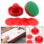 1 rinkinys mini oro ritulio stūmiklių ir ritulių, 96 mm vartų rankenos stalo irklei 2 Red Pushers