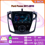 &bdquo;Android 2 DIN&ldquo; automobilio multimedijos grotuvas, skirtas &bdquo;Ford Focus&ldquo; 2011&ndash;2019 m., stereo, &bdquo;Carplay&ldquo;, GPS, navigacija, &bdquo;BT&ldquo;, WIFI, 4+64 GB 4+64GB