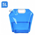 5/10 l lauke ne&scaron;iojamas sulankstomas vandens mai&scaron;elis su mai&scaron;ytuvu keliaujant dviračiu ir stovyklaujant plastikiniu sutir&scaron;tintas didelės talpos vandens mai&scaron;as as the picture