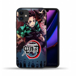 &bdquo;Demon Slayer Japan Anime&ldquo; telefono dėklas, skirtas iPhone 11 12 13 Pro Max X XS XR 6 6S 7 8 Plus 5S SE 2020 12Pro 12Mini juodas silikoninis dangtelis iphone 5 5s Se