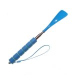 Nerūdijančio plieno teleskopinis batų traukiklis Kelioninis reguliuojamas pailginta rankena One Size juoda