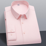 Tamprūs vyri&scaron;ki mar&scaron;kinėliai ilgomis rankovėmis Mink&scaron;ti patogūs vyri&scaron;ki oficialūs mar&scaron;kiniai be priekinės ki&scaron;enės S~6XL plius dydis 3XL
