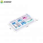 A tipo Denspay dantų matricų sekcinis kontūruotas replių rinkinys Metalinės spyruoklinės segtuko matricos Spaustuvai Plei&scaron;teliai Žiedai Keičiami įrankiai 1 box mėlyna