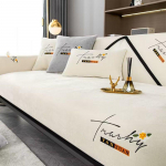 &bdquo;Letters&ldquo; siuvinėjimas sofos užvalkalas juodas kra&scaron;tas &bdquo;Four Seasons&ldquo; universalus &Scaron;iaurės Europos sofos pagalvėlė Neslystanti &scaron;enilinė sofos pagalvė 30x50cm pillowcase oranžinė