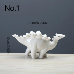 Mielas dinozaurų gėlių vazonas Keraminis sultingas vazoninis augalas vazoninis vazonas Bonsai namų dekoras patalpų dekoravimas darbalaukio papuo&scaron;alai No.1