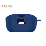 Silikoninis apsauginis dėklas, skirtas JBL Vibe Buds Apsauginis nuo kritimo, atsparus smūgiams, dulkėms atsparus įkrovimo angos dizainas, ne&scaron;iojamas laikymo krep&scaron;ys mėlyna