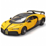 1/18 Bugatti Chiron Superautomobilis Lydinio Diecast Žaislinis Mastelio Automobilio Modelis Garsas ir &Scaron;viesa Miniatiūrinė Transporto Priemonė Vaikų Žaislas Kolekcija Dekoratyvinė Dovana geltona