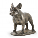 Prancūzų buldogas, Frenchie - i&scaron;skirtinė &scaron;uns figūrėlė, prabangus interjero dekoravimas, riboto leidimo figūrėlės i&scaron; prekės ženklo Art-Dog