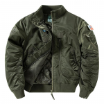 Karinių gerbėjų rudens ir žiemos naujas oro pajėgų skrydžio sustorintas vyri&scaron;kas beisbolo trumpas uniforminis taktinis &scaron;varkas su stovima apykakle XL