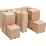 18 vnt Basswood drožybos kaladėlės Whittling Wood Carving Blocks Basswood raižyti medienai raižyti rinkinys Medinės kaladėlės drožybai
