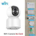 LS VISION V380 WiFi/4G IP Kamera PTZ PIR Žmogaus Aptikimas Vidaus I&scaron;manusis Saugos Monitorius Spalvotas Naktinis Matymas Belaidė Kamera Įmontuota Baterija WiFi Camera No Card balta