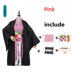 Anime Demon Slayer Kimetsu No Yaiba Tanjirou Kamado Nezuko Cosplay Moterų ir Vyrų Vaikų Kimono Cosplay Kostiumų Helovino rinkiniai 160cm