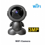 Mini WiFi IP kamera belaidė vidaus roboto kūdikių monitorius Dviejų krypčių garso judesio aptikimo vaizdo kamera V380 CCTV saugos apsauga 3MP Cam No Card