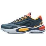 Li Ning V8 Sportiniai Smūgių Absorbcija Neslystantys Atsparūs Dėvėjimuisi Žemo Aulo Bėgimo Bateliai Vyrams Kedai Tamsiai Mėlyni ARHR039-4 41⅔