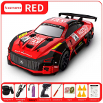 Naujas 2.4G nuotolinio valdymo pultas Car Drift Car 1:18 viso dydžio žaislinis nuotolinio valdymo pultas GTR automobilių RC lenktyninis automobilis, greitas visureigis žaislas vaikams Kalėdų dovana raudona