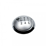 1x automobilio pavarų perjungimo rankenėlės emblemos dangtelio priedai, skirti TOYOTA Corolla 1.8MT 2007-2013/ RAV4 AVENSIS YARIS D4D URBAN ALTIS SCION juoda