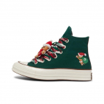 Converse Chuck 70 auk&scaron;ti X-Mas imbieriniai sausainiai ir megztas kojinukas - Midnight Clover Vyri&scaron;ki kedai Žalias Egreto Lėlių-Miego A12455C 36