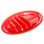 Tacos laikiklio lėk&scaron;tė Patvari, lengvai valoma meksikieti&scaron;ki blynai Kukurūzų de&scaron;rainiai pyragai skrebučiai Maisto padėklas namams raudona