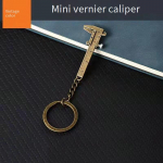 Namų reikmenys Madingi aksesuarai Mini Vernier apkabos raktų pakabukas Ne&scaron;iojamas raktų pakabukas sidabras