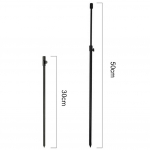 1 vnt. Me&scaron;kerės stovas Karpių žvejybos signalizatorius Pratęsimo kotas Stovas Reguliuojamas Juodas Aliuminio Me&scaron;kerių stovas Me&scaron;kerės reikmenys