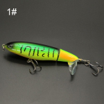1vnt 9cm/13g Vir&scaron;utinis vandens Popper žvejybos masalas Dirbtinis kietas masalas 3D Eyes Masalai Mink&scaron;ti besisukantys uodeginiai Vobleriai Žvejybos reikmenys Pesca 1#