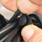 10 vnt. Motociklo guminiai rėmo tvirtinimo kabelio laidų pynės maitinimo laido suri&scaron;ikliai sankabos linija stabdžių kabelio suri&scaron;ikliai elastingi fiksavimo priedai 10Pcs