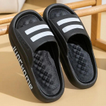 Avalynė Indoor Sandalai Vyri&scaron;ki PVC Neslystantys Namų &Scaron;lepetės Vyrams Namams Auk&scaron;tos Kokybės Madingi Patogūs Maža Kaina 34-35 black
