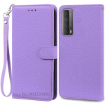 Dėklas Huawei P Smart 2021 PPA-LX1 PPA-LX2 Atverčiamas Odinis Piniginės Telefono Dėklas Huawei P Smart 2021 Vir&scaron;elis Coque Fundas Korpusas Huawei P Smart 2021 ruda