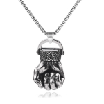 Nauji Aksesuarai Europos ir Amerikos Mados Sporto Salės Svarstis Vyri&scaron;kas Titano Plieno Pakabukas Karoliai 50CM(Necklace Size)